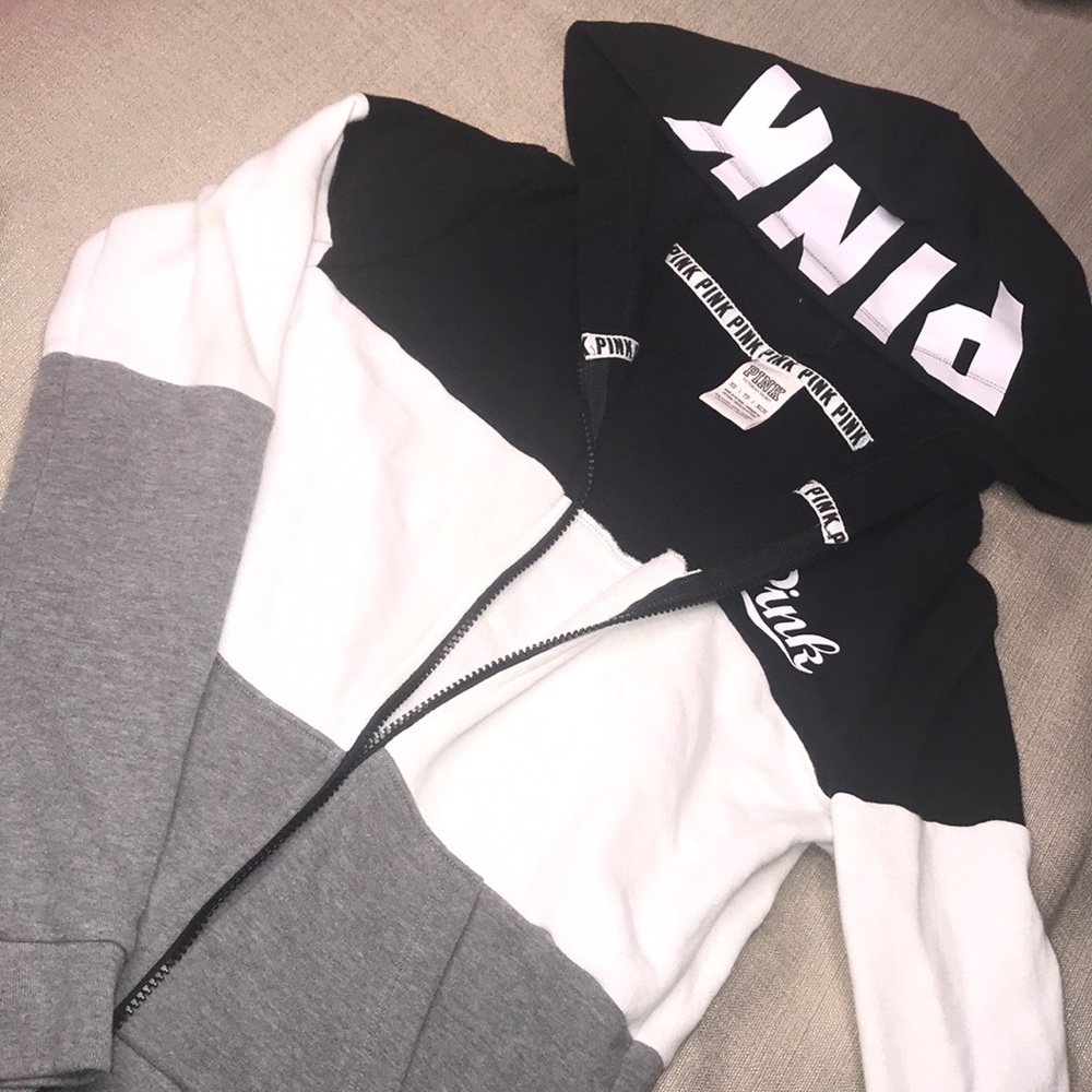 Pink Victoria’s Secret zip up jacket